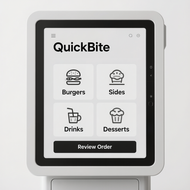 کیوسک خدمات رستورانی