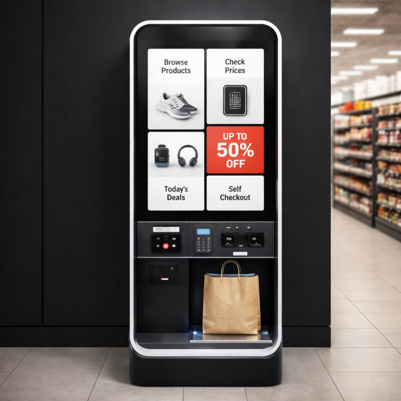 کیوسک خدمات فروشگاه زنجیره ای